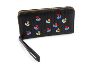 Dámská peněženka vyšívaná 10x19 cm
