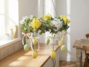 Umělá kytice achillea