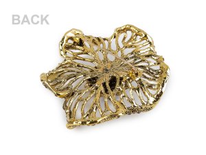 Brož s broušenýmim kamínky květ