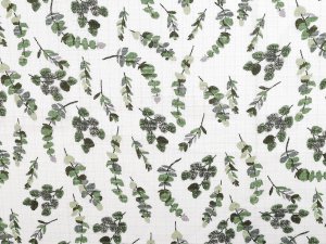 Bavlněná plenkovina / mušelín lístečky