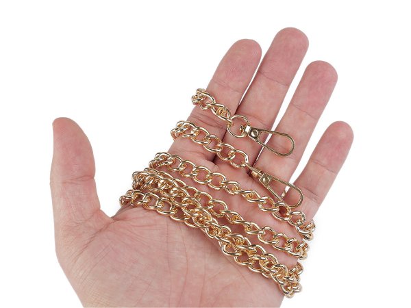 Řetízek na kabelky s karabinou délka 120 cm