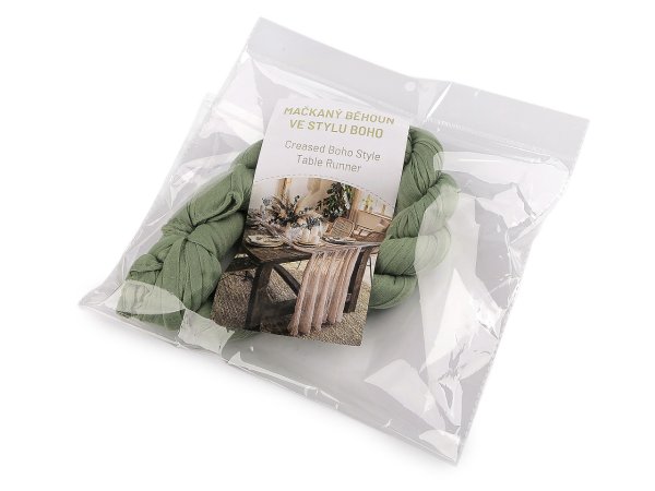 Mačkaný běhoun ve stylu boho pro svatby a oslavy 0,5x3 m