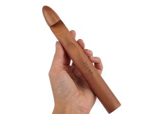 Háček na háčkování dřevěný vel. 25