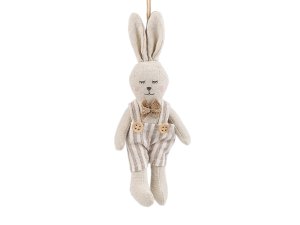 Textilní velikonoční zajíček k zavěšení