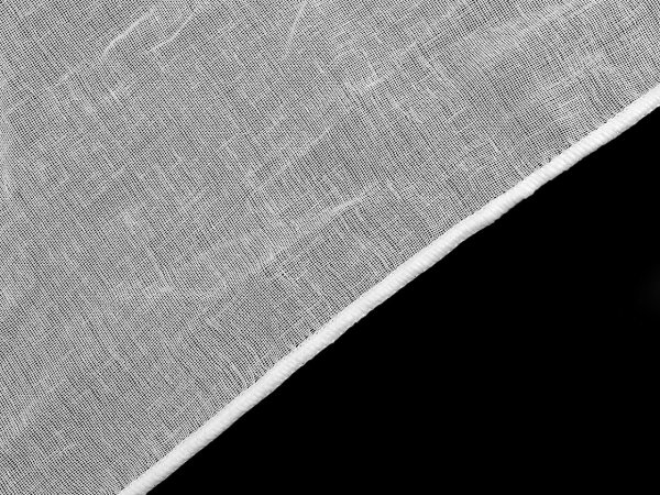 Záclona / voál s olůvkem se strukturou připomínající len šíře 300 cm