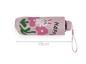 Dívčí mini skládací deštník květy