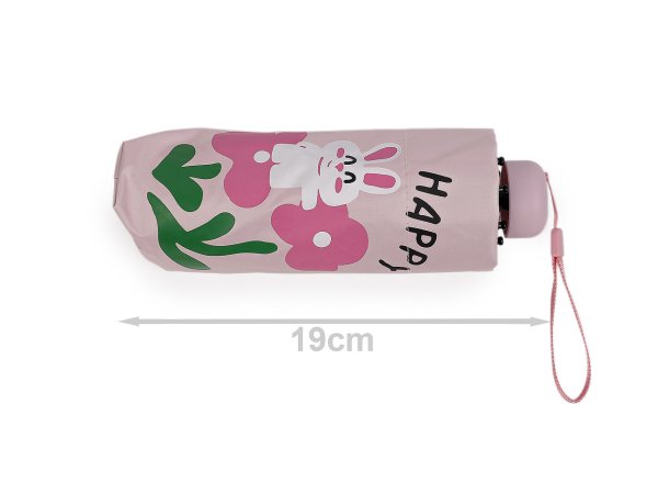 Dívčí mini skládací deštník květy