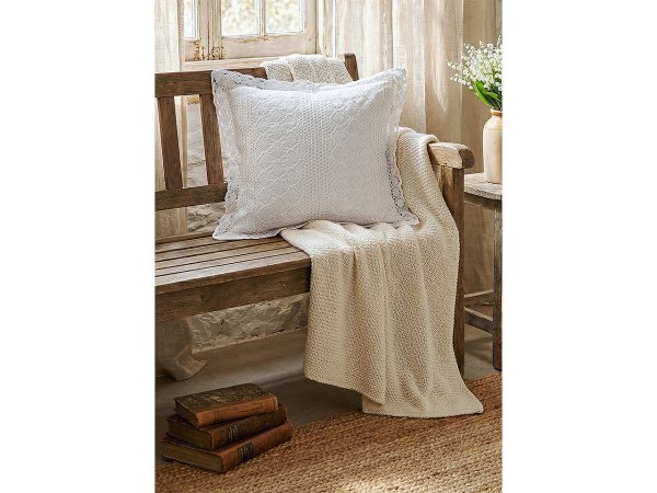 Paličkovaný povlak na polštář 45x45 cm