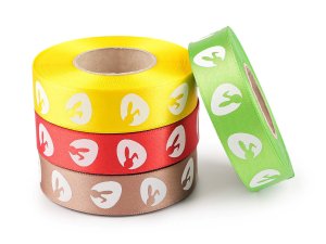 Saténová stuha Velikonoce šíře 24 mm