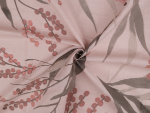 Bavlněná látka / plátno listy / rostliny šíře 220 cm