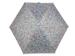 Dámský mini skládací deštník květy