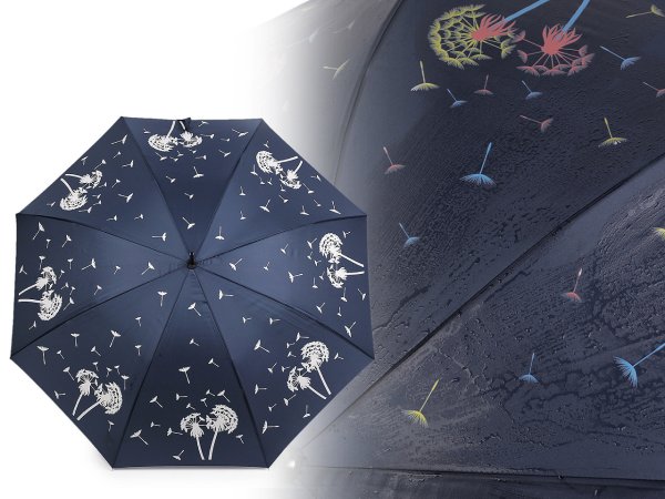 Dámský vystřelovací deštník pampelišky kouzelný