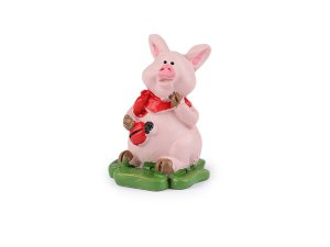 Kominíček, prasátko pro štěstí v dárkové tašce