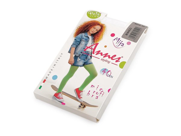 Dívčí punčocháče jednobarevné 40 den