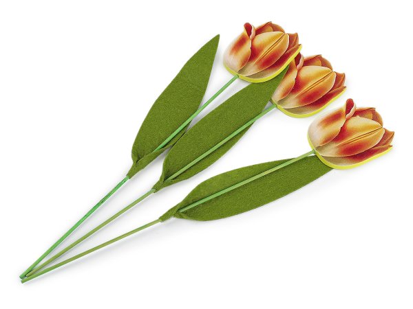 Dřevěný tulipán zápich