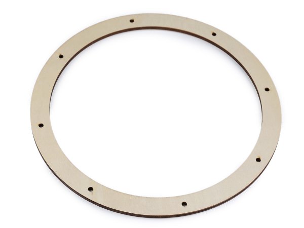 Dřevěný kruh na výrobu věnců s 8 otvory Ø26 cm