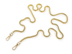 Řetízek na kabelky a mobilní telefony s karabinou délka 120 cm