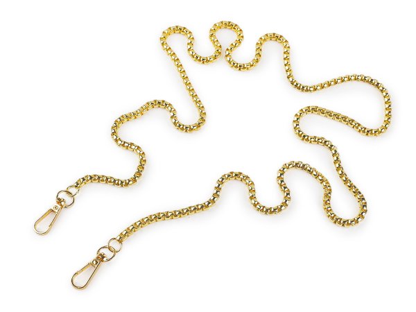 Řetízek na kabelky a mobilní telefony s karabinou délka 120 cm