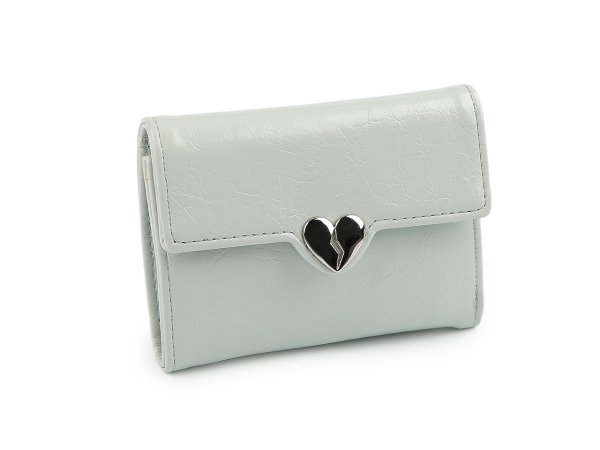 Dámská peněženka srdce 9x11,5 cm