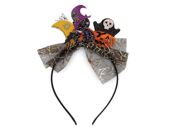 Čelenka do vlasů Halloween / čarodějnice