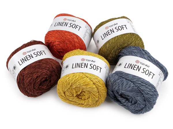 Pletací příze Linen Soft 100 g