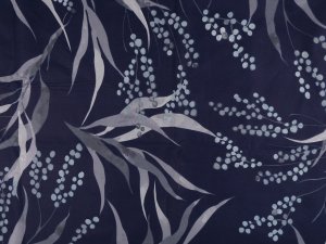 Bavlněná látka / plátno listy / rostliny šíře 220 cm