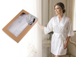 Saténový župan pro nevěsty