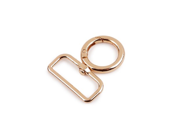 Kovová karabina otočná, průvlek 32 mm