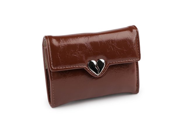 Dámská peněženka srdce 9x11,5 cm