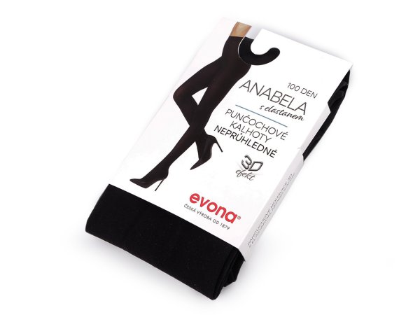 Dámské zimní punčochové kalhoty barevné Anabela 100 den