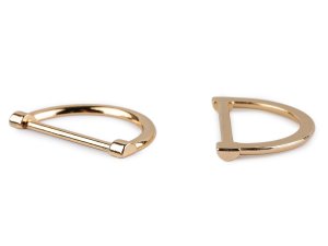 Polokroužek na textil a doplňky šíře 30 mm plochý