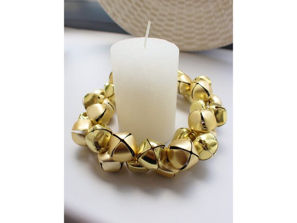 Věneček z rolniček Ø17 cm - mat a lesk