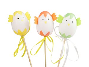 Zápich velikonoční vajíčko kuřátko / zajíček mix