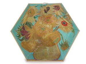 Dámský mini skládací deštník s pouzdrem