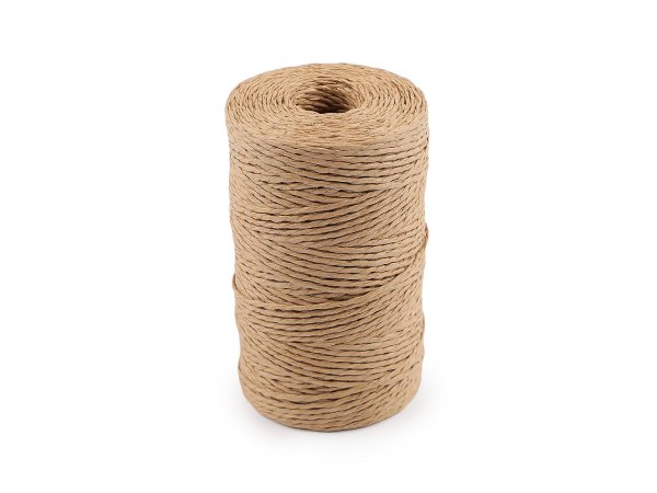 Lýko rafie přírodní, k pletení tašek Ø2 mm