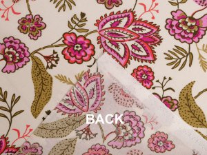 Bavlněná látka / plátno květy