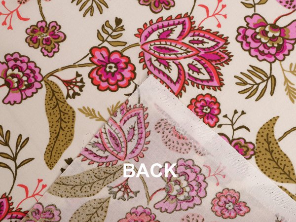 Bavlněná látka / plátno květy