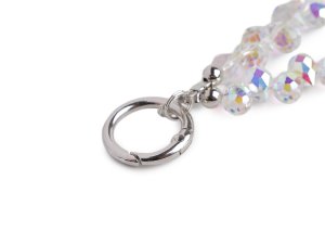 Přívěsek na mobil ze skleněných korálků