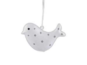 Kovový ptáček k zavěšení 3D