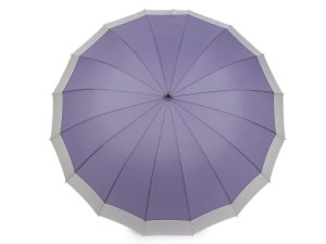 Velký rodinný deštník s dřevěnou rukojetí