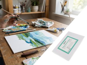 Malířské plátno / deska 20x30 cm