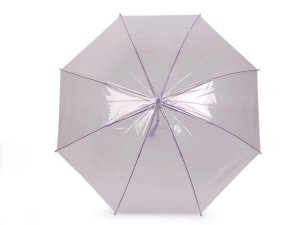 Dámský / dívčí průhledný vystřelovací deštník