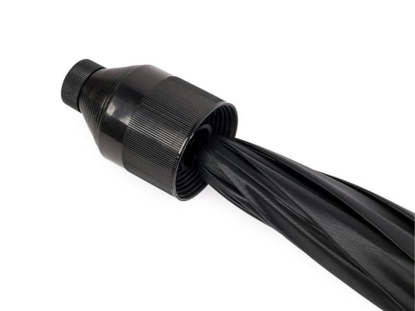 Velký rodinný vystřelovací deštník s teleskopickým pouzdrem na odkapávání