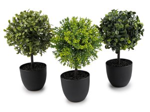Umělý buxus v květináči