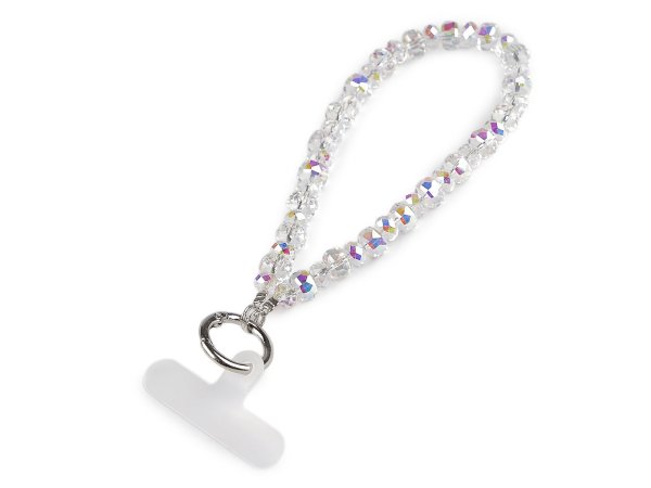 Přívěsek na mobil ze skleněných korálků