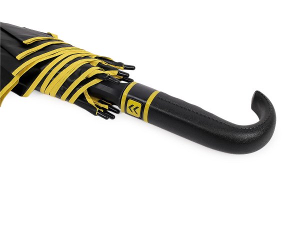 Velký rodinný vystřelovací deštník s teleskopickým pouzdrem na odkapávání