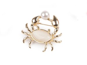 Brož včela, krab, liška, beruška