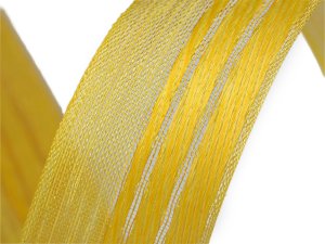 Plátnová stuha s efektní nití šíře 25 mm