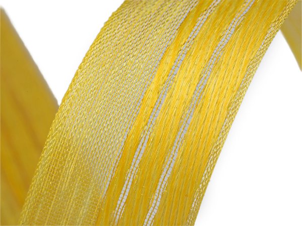 Plátnová stuha s efektní nití šíře 25 mm
