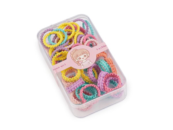 Gumičky do vlasů v boxu